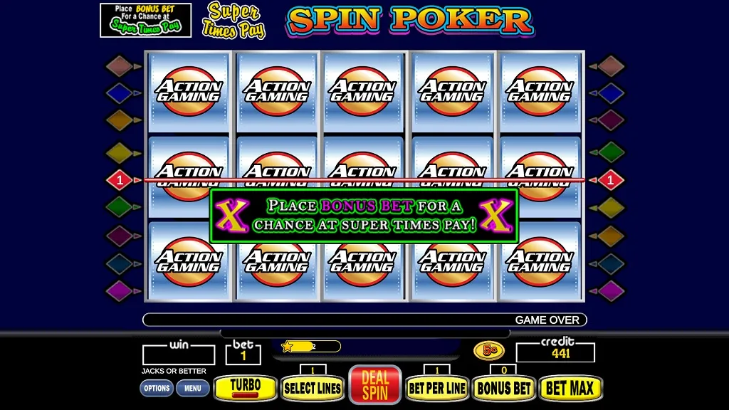 guia de spin poker