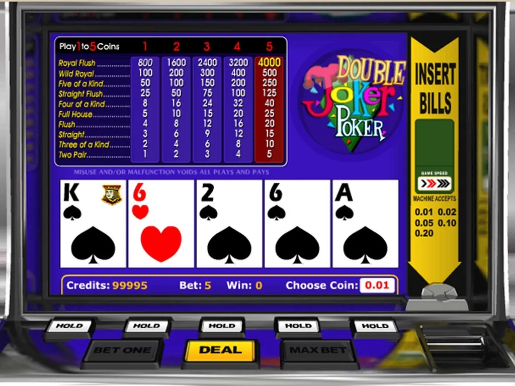 Entdecken Sie Double Joker Video Poker