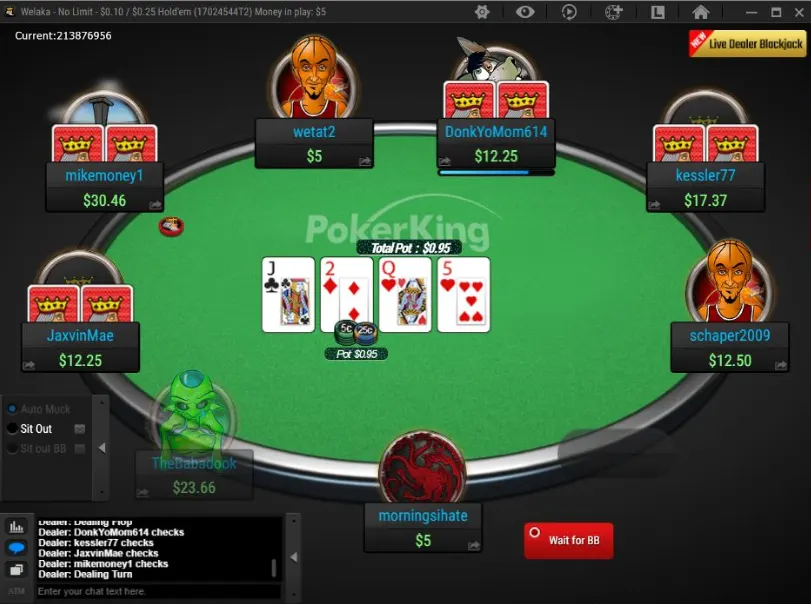 PokerKing Online-Pokerraum