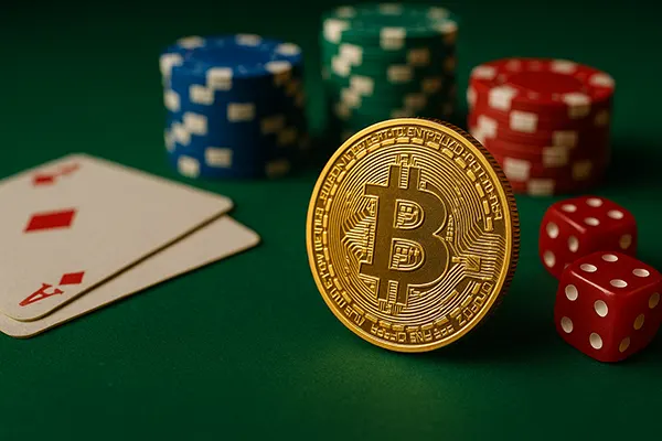 fichas y Bitcoin