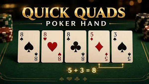 Mano di Quick Quads Poker